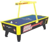 GREAT AMERICAN LASER AIR HOCKEY 8' Table - Coin-Op!